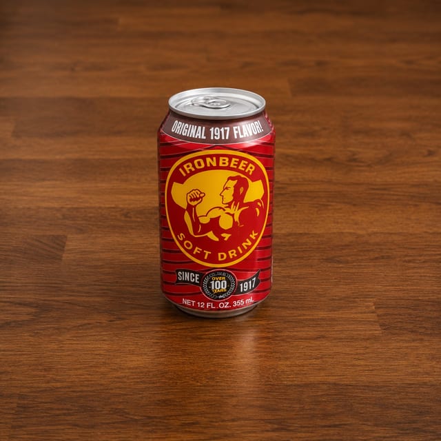 Iron Beer Soda.