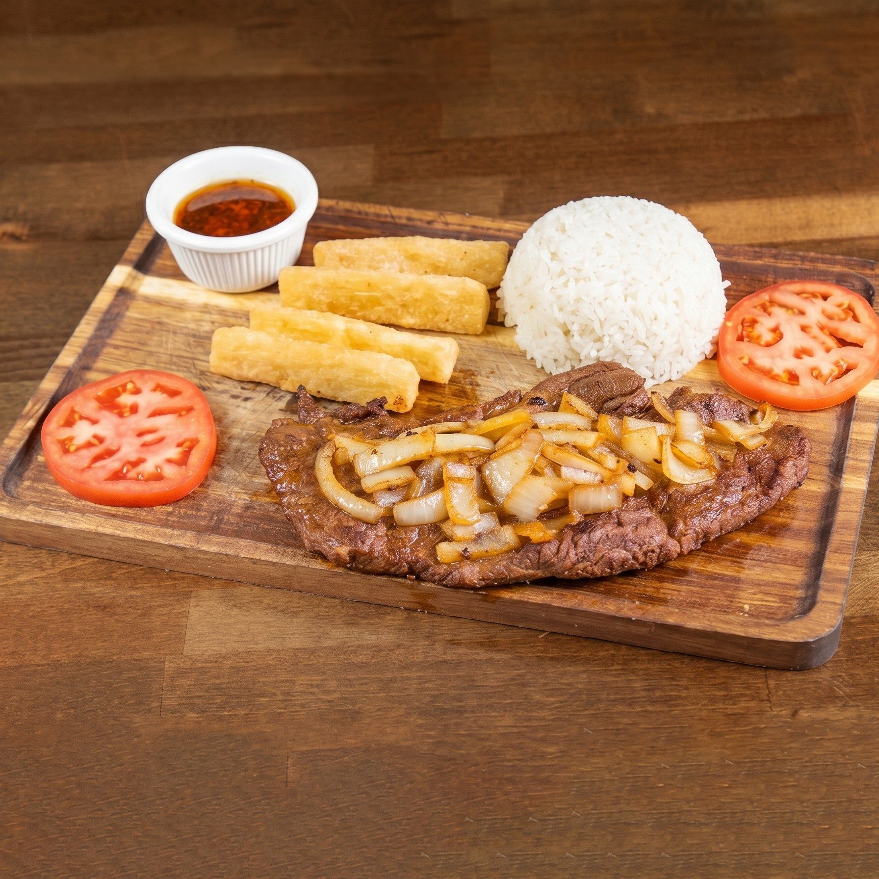 Cuban Palomilla Steak.
