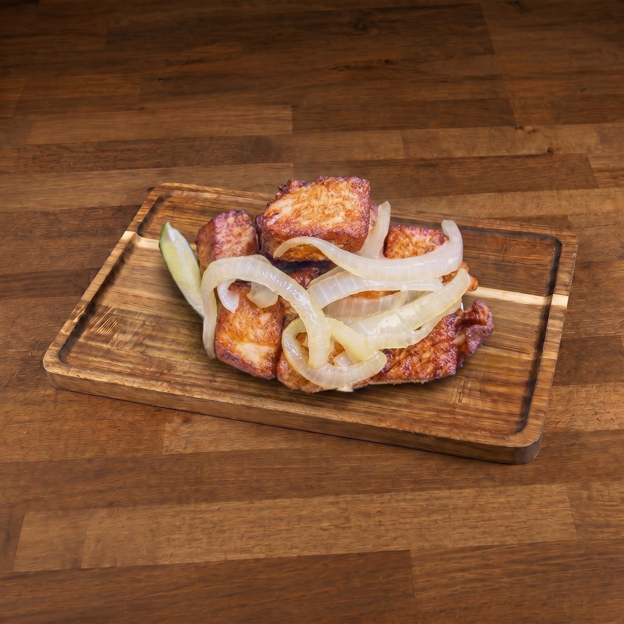 Masas De Cerdo Fritas.