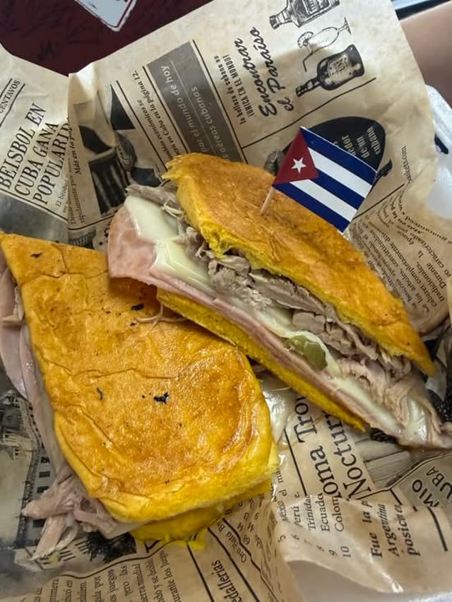Medianoche Sandwich.
